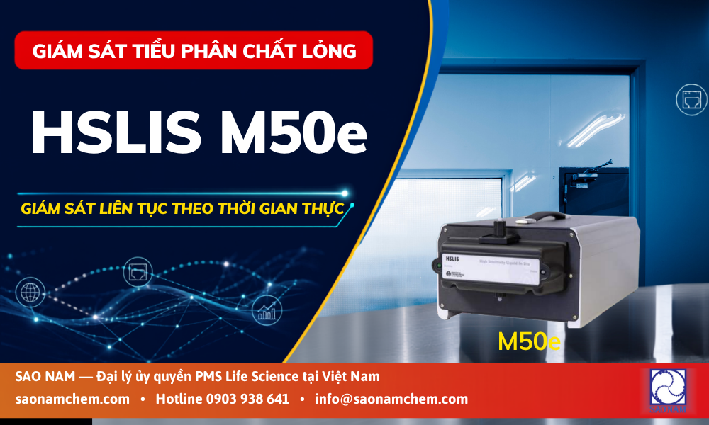 HSLIS M50e – Máy đếm tiểu phân trực tuyến cho ngành hóa chất